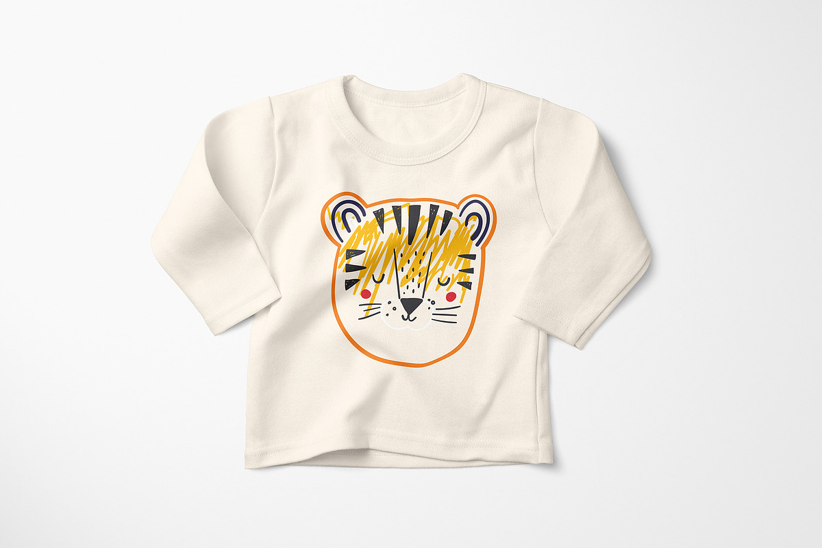 Baby hand drawn animals collection, an Animal Illustration by MoleskoStudio (Photo 22 of 24)
