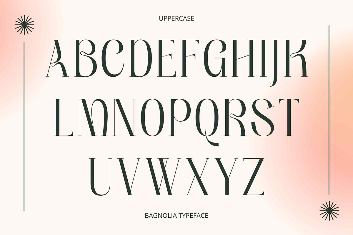 Bagnolia - Serif Display, a Serif Font by Nirmana Visual (Photo 5 of 11)