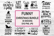 Funny Christmas SVG Bundle, an Object Graphic by TumblerArtDS (Thumbnail 1 of 4)