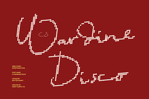 CS Wardine Disco, a Script Font by Craft Supply Co.