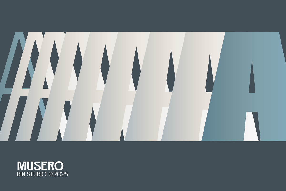 Musero, a Sans Serif Font by din-studio.com (Photo 9 of 15)