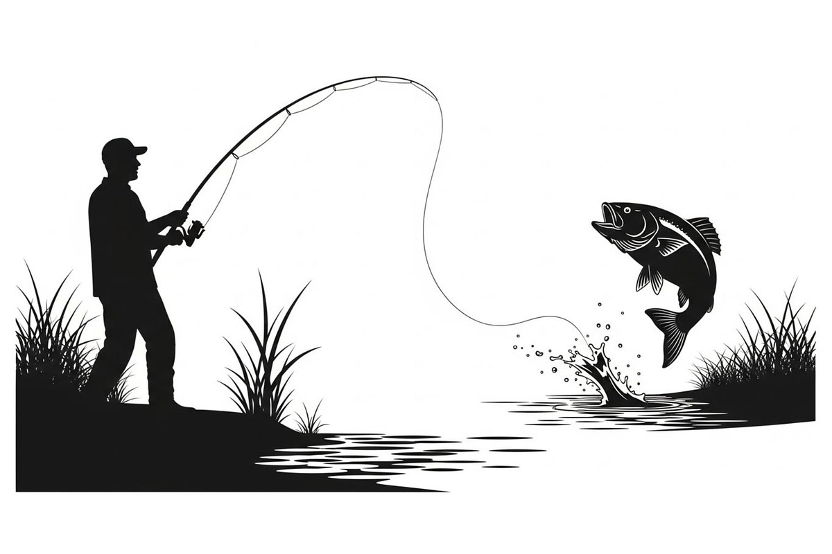 Fishing Silhouette Vector Bundle, an Illustration by hafijul (Photo 24 of 51)