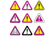 Set of Various Vector Exclamation, a Duotone Icon by FineArtStudio (Thumbnail 1 of 3)