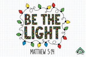Be The Light PNG, an Illustration by Craft Nest