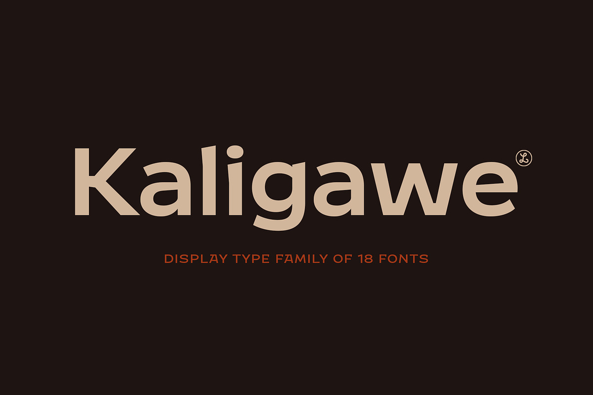 Kaligawe, a Sans Serif Font by Locomotype (Photo 1 of 12)