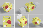 Gable Box Mockups, a Packaging Mockup by megostudi0 (Thumbnail 1 of 7)