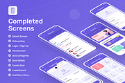 Queezy - Quiz App Mobile UI Kit, an UI Kit Template by dhuhacreative (Thumbnail 8 of 8)