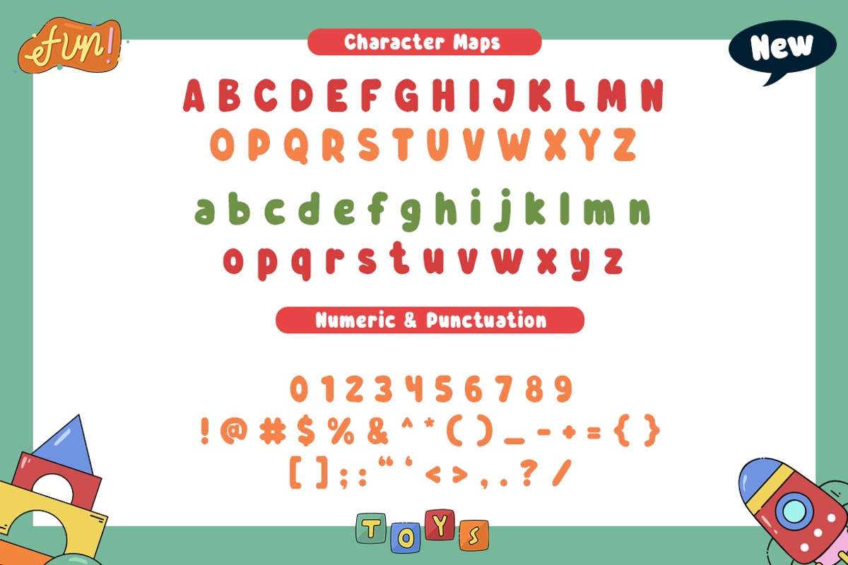 Bubbly Soda – Kids Font, a Sans Serif Font by Pinisi ART (Photo 2 of 10)