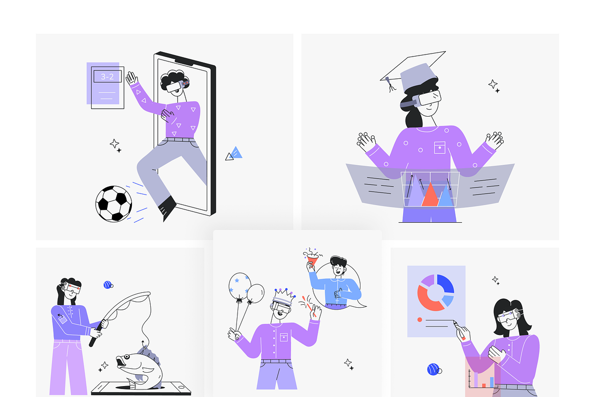 Augmented Reality Illustrations, a Person Illustration by Prosymbols (Photo 6 of 9)