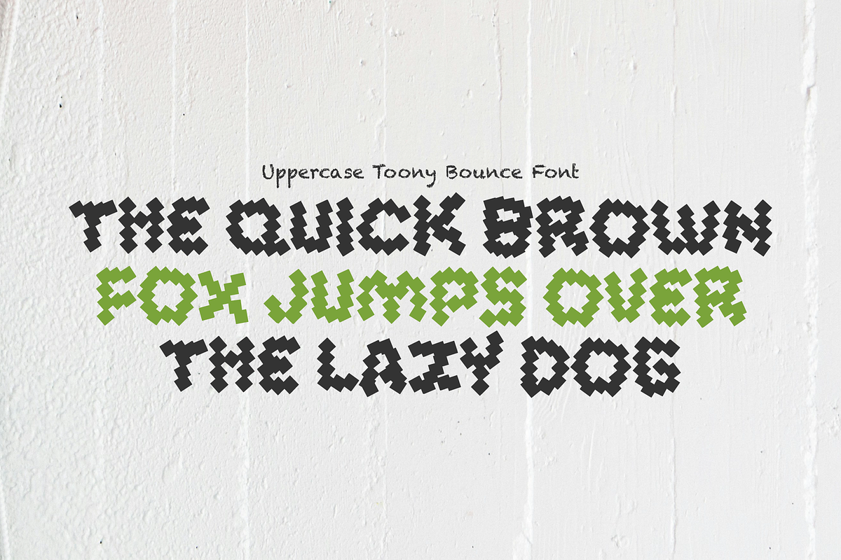 Toony Bounce Font, a Handwritten Font by Erifqizefont (Photo 3 of 7)