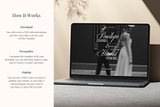 Old Money Wedding Invitation Website, a Landing Page Template by GlamWebDesigns (Thumbnail 7 of 7)