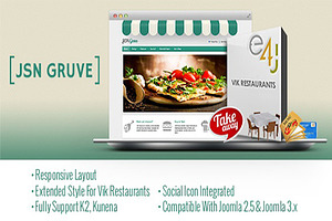 JSN Gruve- Restaurant Template