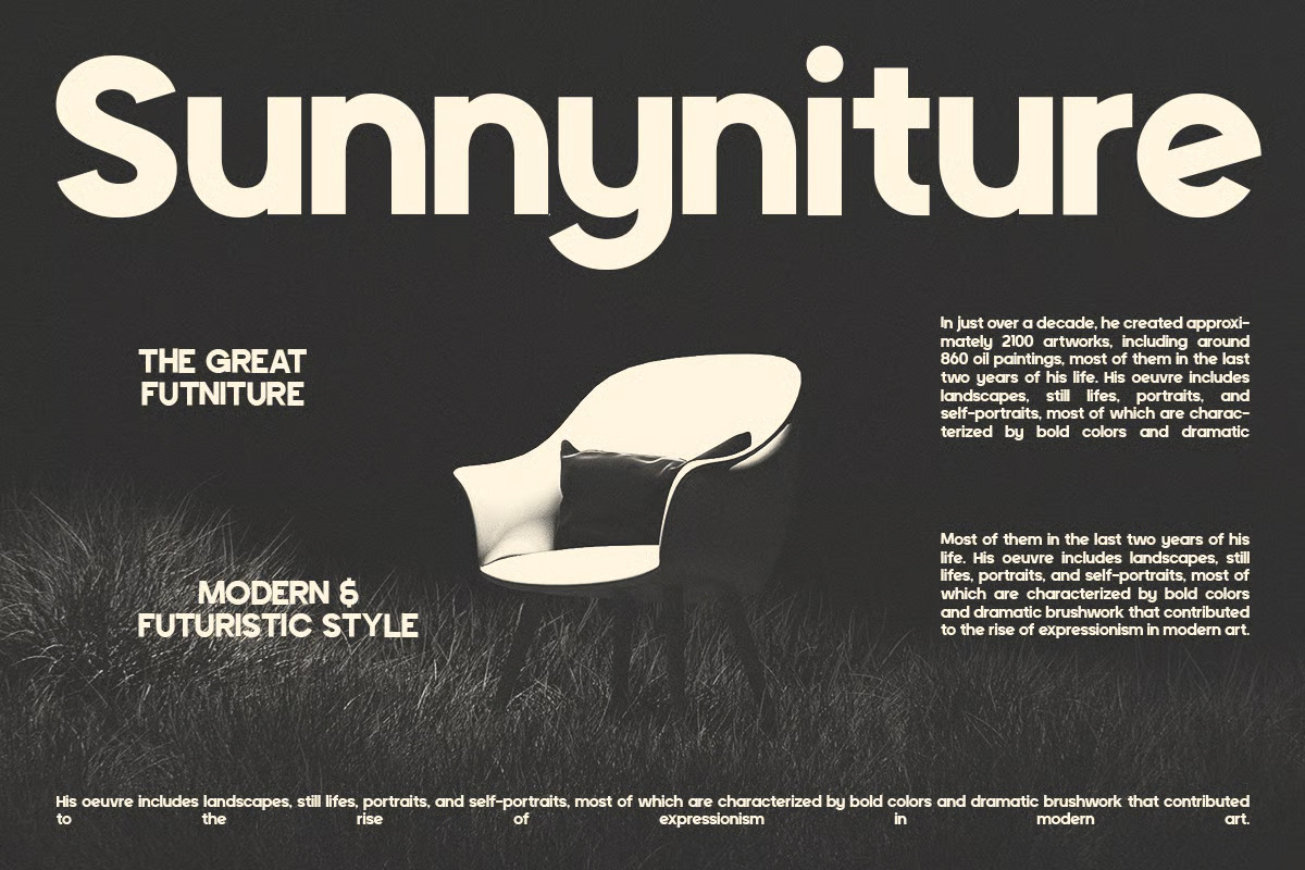 Swantay – Bold Geometric Sans Serif, a Sans Serif Font by Brand Earth (Photo 8 of 12)