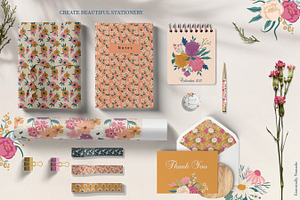 Meadow Floral Pattern Collection