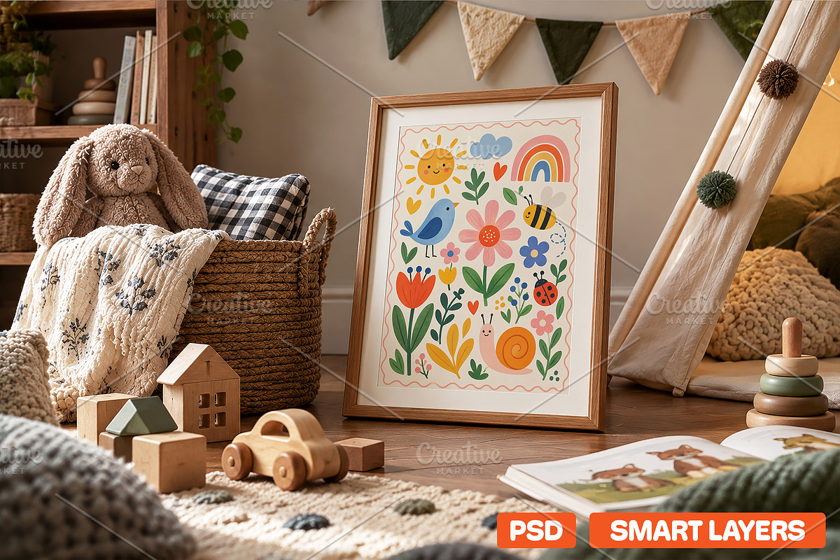 Little Maison - Photo Frame Mockup, a Household Mockup by MockupShelf (Photo 6 of 11)