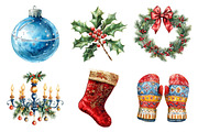 Beautiful Christmas Clipart, an Illustration by Daily.Designs (Thumbnail 3 of 4)