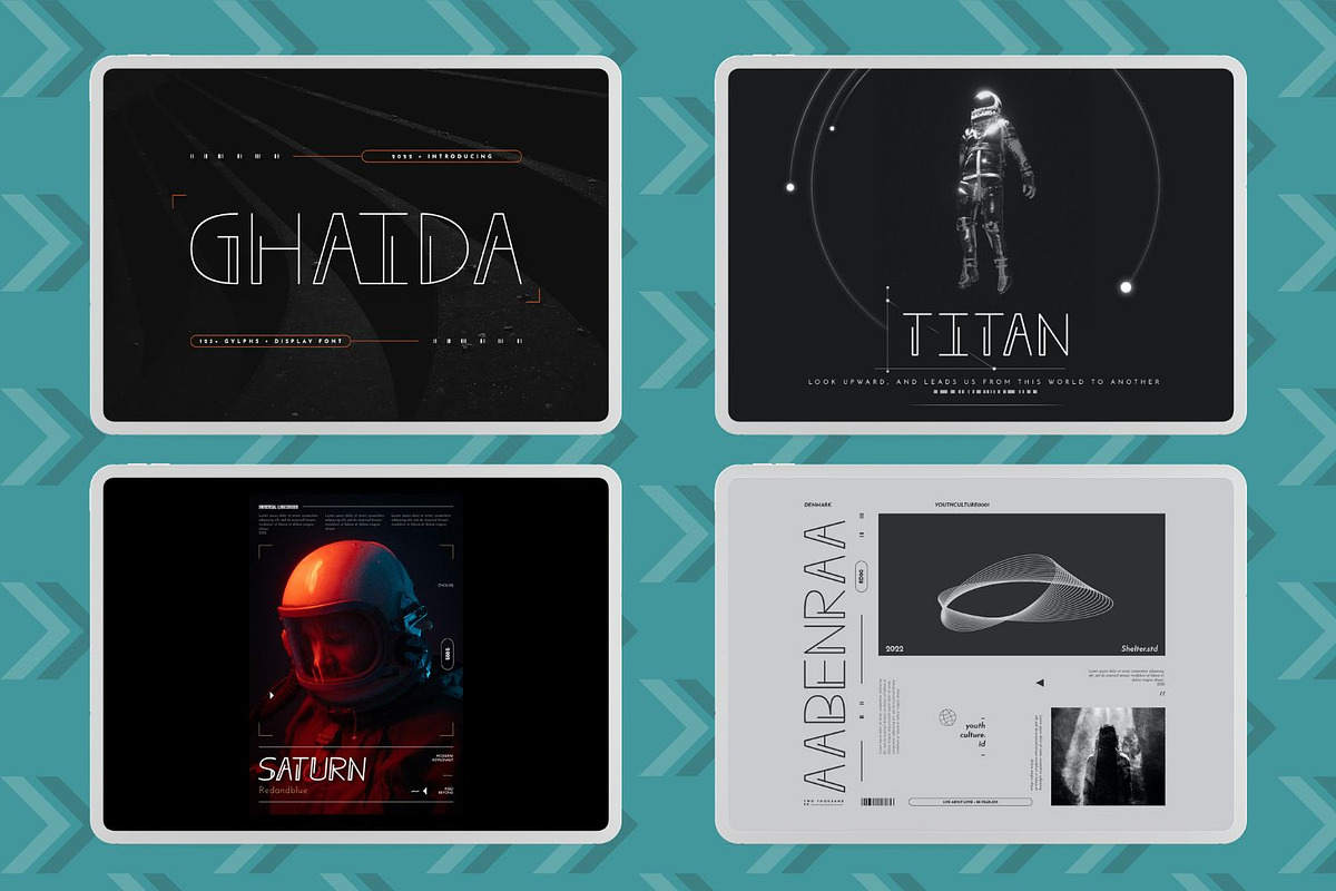 Modern Font Bundle Vol 6, a Symbol Font by infernostudio3