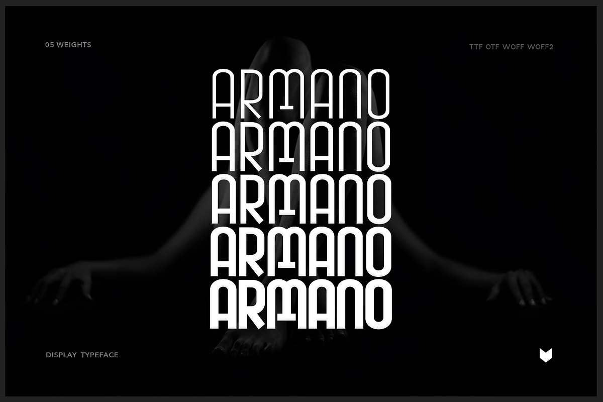 Armano Display Typeface, a Sans Serif Font by Foxtype (Photo 9 of 10)