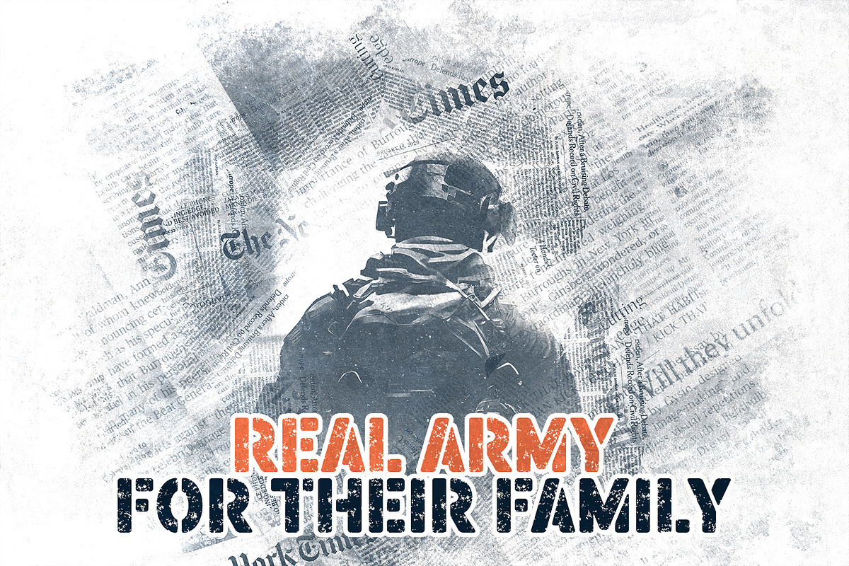 Boomer Town – Retro Mililtary, a Sans Serif Font by Almarkhatype (Photo 2 of 11)