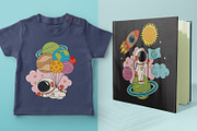 Kids Space Vector Clipart Bundle, a Decorative Illustration by NataKa (Thumbnail 5 of 10)