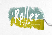 Roller Brushes for Illustrator, a Brush Add-On by Mazheika Store (Thumbnail 1 of 8)
