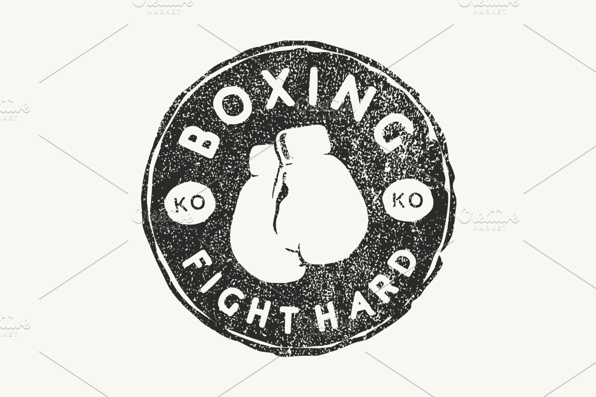 Boxing Fight Hard, an Object Graphic by Doniel Worx