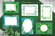 Green leaves. Graphic Set., a Decorative Illustration by LeiaSW (Thumbnail 7 of 9)