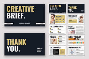 Creative Brief Presentation, a Presentation Template by ContestDesign