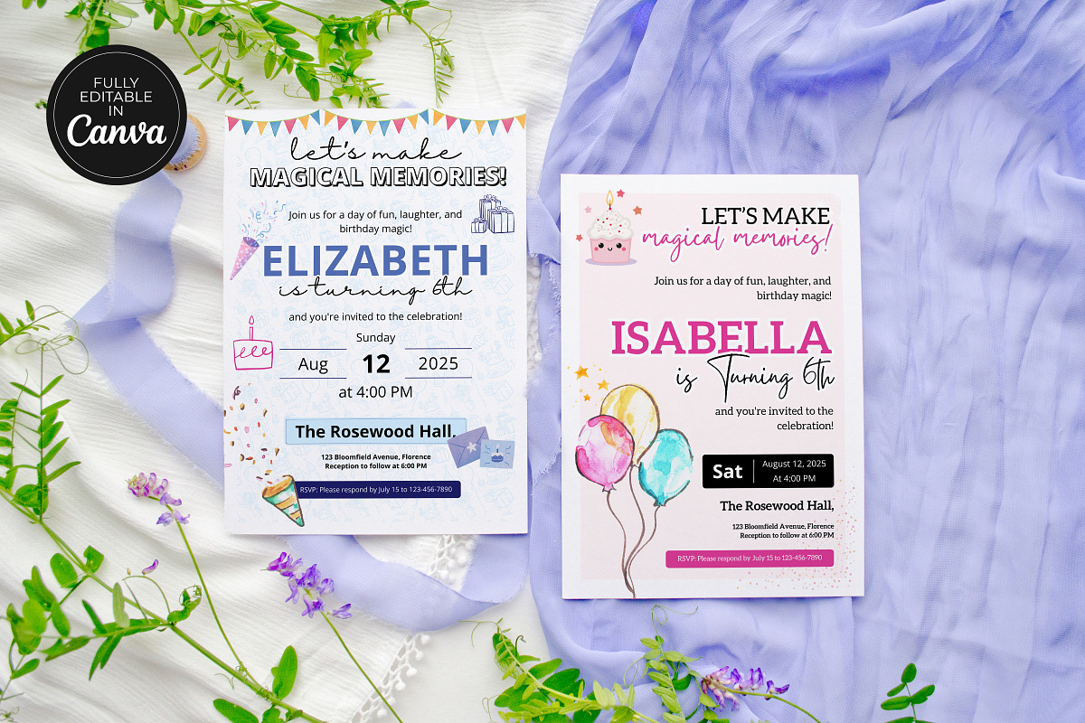 Birthday Invitation For Kids, an Invitation Template by Snapybiz (Photo 1 of 10)
