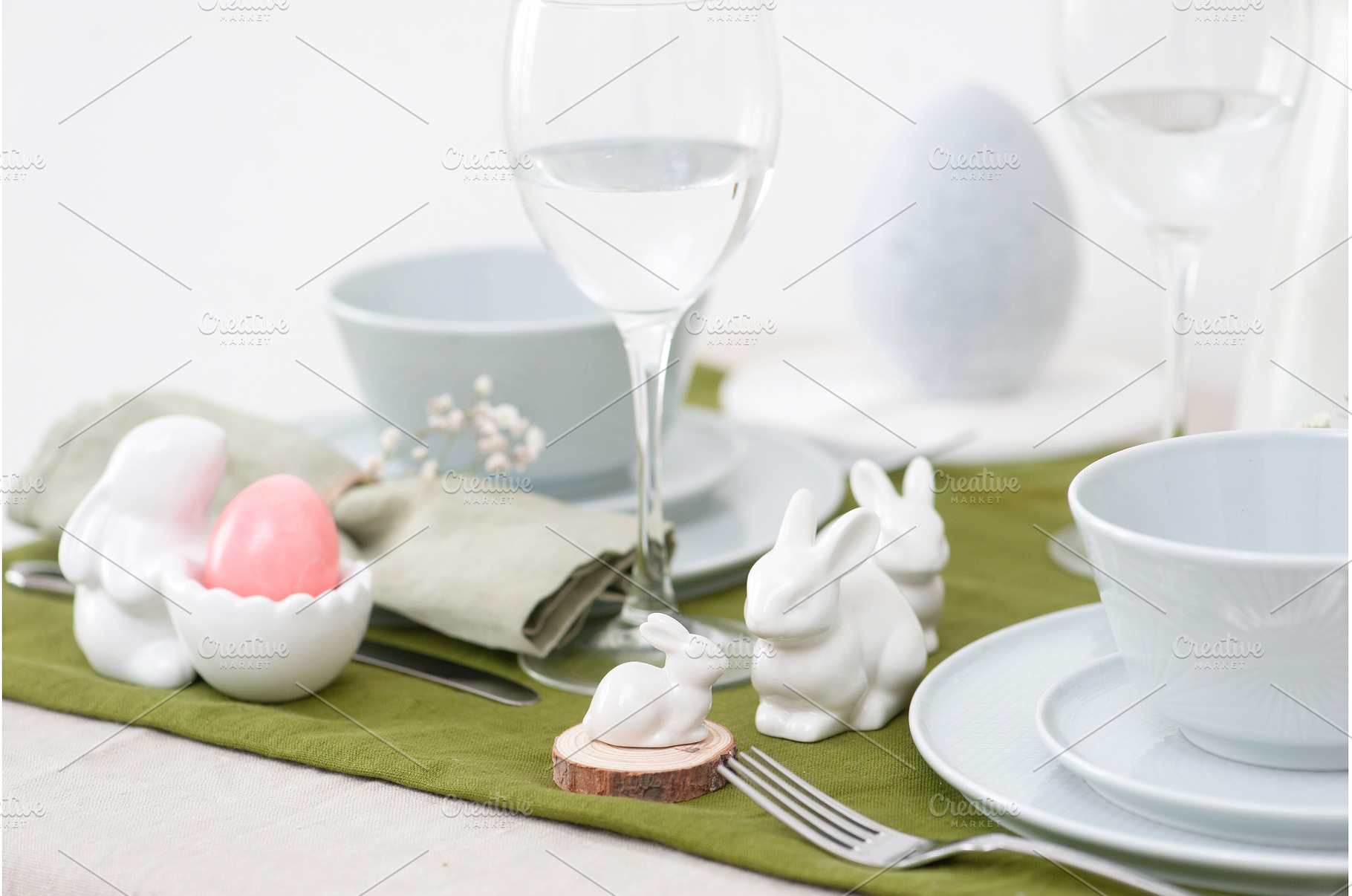 Beautiful Easter table setting, a Holiday Photo by MarinaMassel