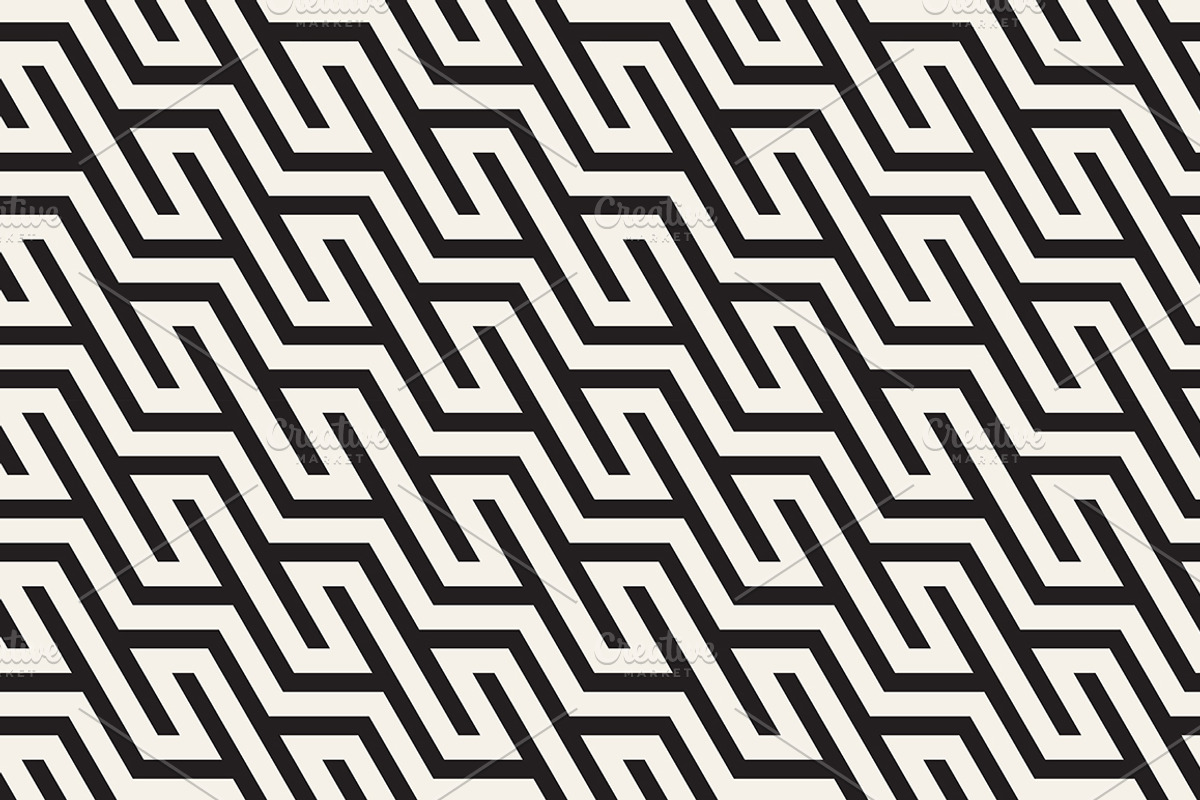 Geometric Seamless Patterns Set 7, a Pattern Graphic by Curly_Pat (Photo 2 of 5)