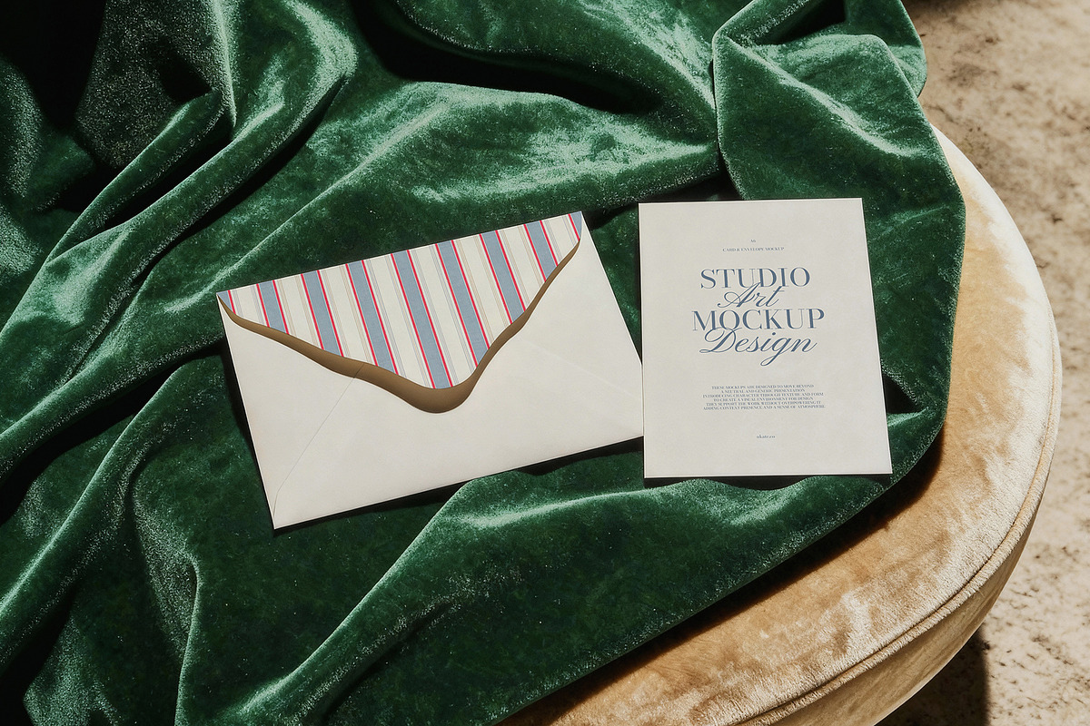 Festive Card Mockups, a Product Mockup by nkate (Photo 6 of 13)