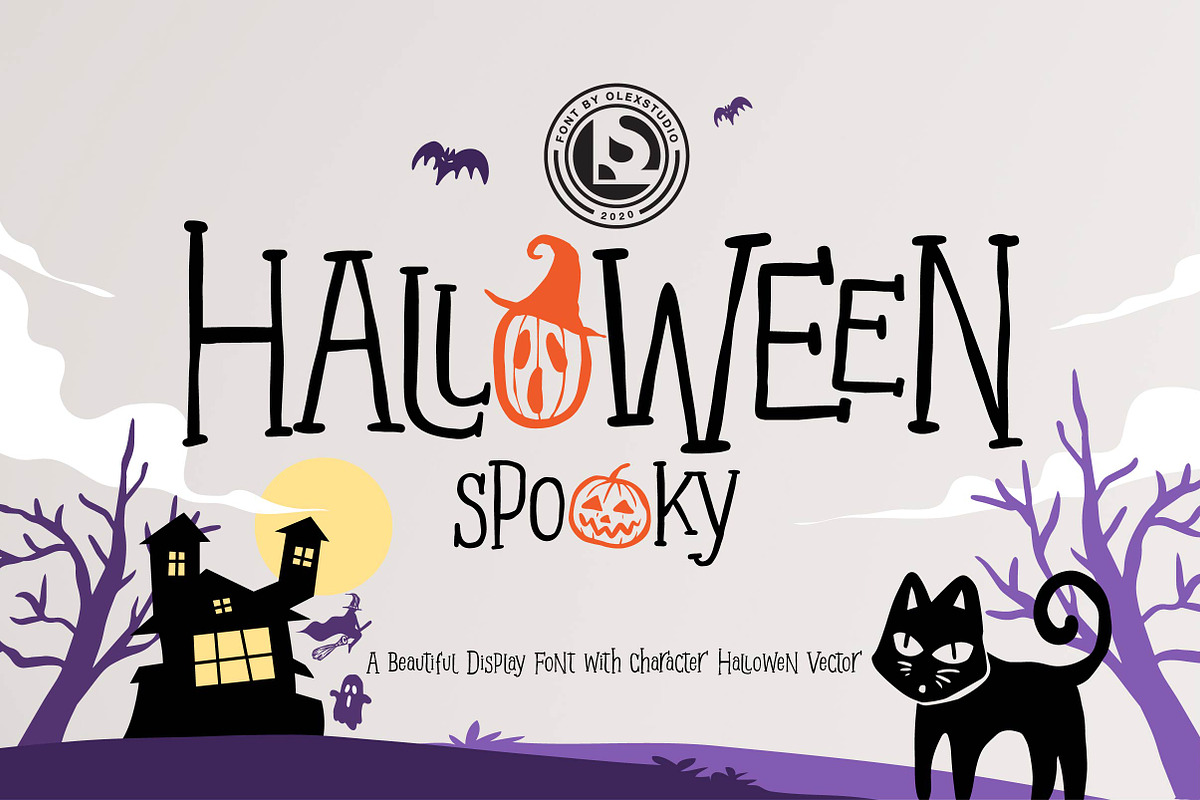 Halloween Spoky - Display, a Slab Serif Font by Olexstudio (Photo 1 of 7)