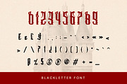 Bogward - Blackletter Font, a Blackletter Font by Dhabee (Thumbnail 6 of 16)