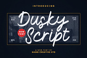 Dusky - Script, a Script Font by Hasbi Creative (Thumbnail 1 of 9)
