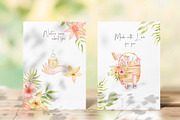 Watercolor Beauty Salon Collection, a Healthcare Illustration by MayaNavits (Thumbnail 5 of 11)