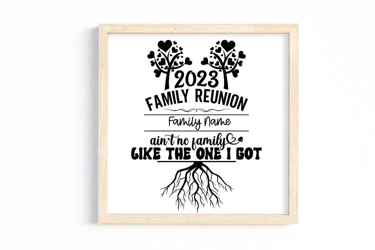 Family Reunion 2023 SVG Bundle, an Object Graphic by Design's Dark (Photo 14 of 21)