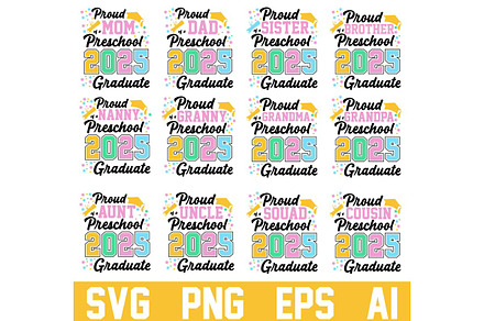 Proud Graduate Family 2025 Bundle
