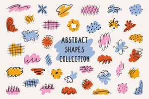 160 Abstract shapes & Doodles