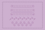 Floral Elements Dividers Collection, a Decorative Illustration by Photoshop Action (Thumbnail 3 of 6)