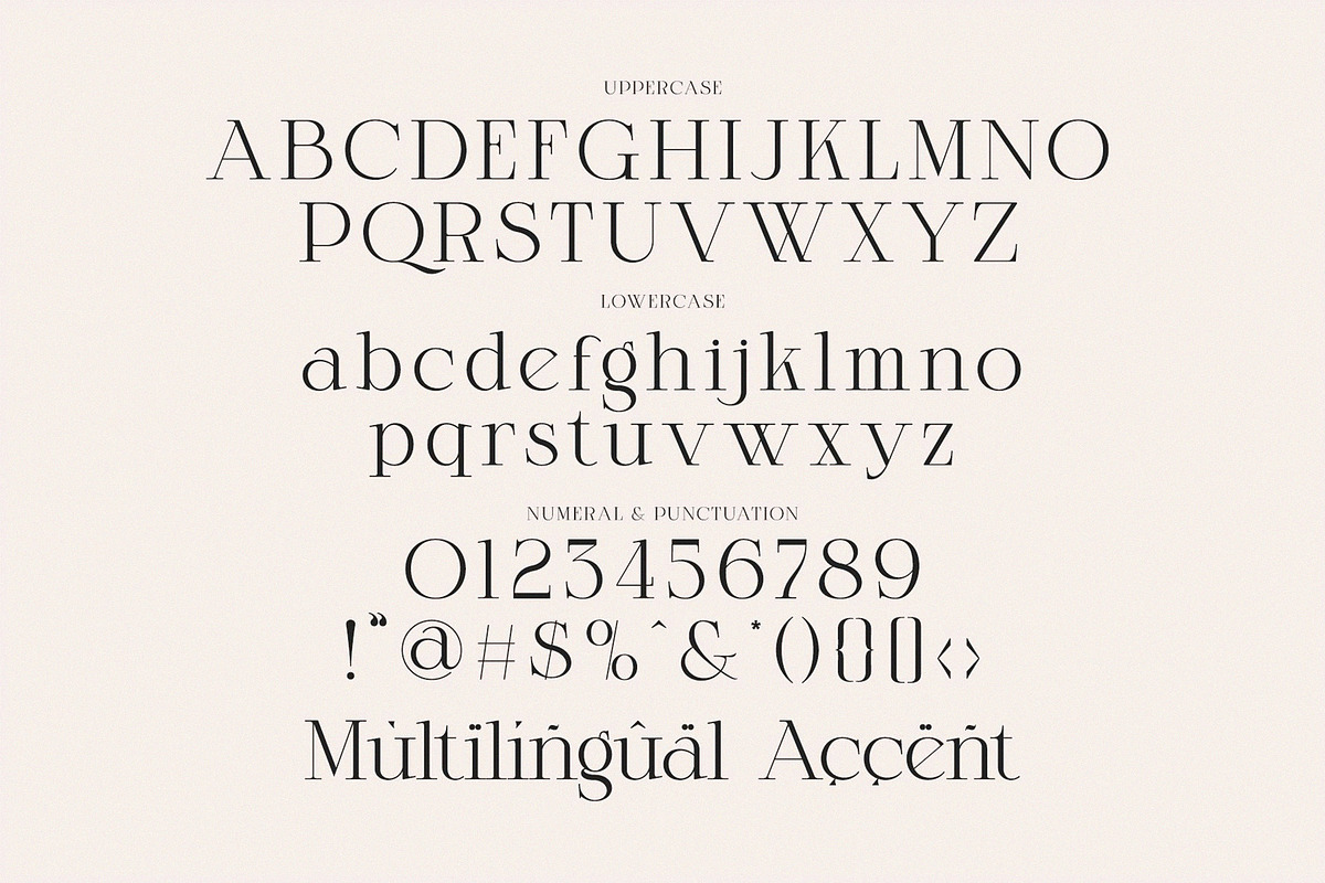 Bricho Modern Elegant Serif, a Serif Font by Alfinart (Photo 7 of 8)