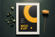 Framed Poster Interior Mockups, a Household Mockup by dpi (Thumbnail 5 of 12)
