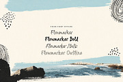 Flowmarker Hand Drawn Marker Font, a Handwritten Font by Graphic Spirit (Thumbnail 5 of 8)