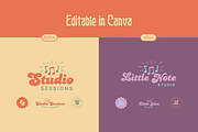 Canva Editable Brand Kit Music, a Branding & Logo Template by Liseno Designs (Thumbnail 4 of 6)