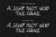 Lusk Drip - Tagging Graffiti Display, a Handwritten Font by Indotype Foundry (Thumbnail 7 of 10)