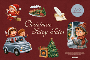 Christmas Fairy Tales Illustrations, a Seasonal Illustration by Feelsoul