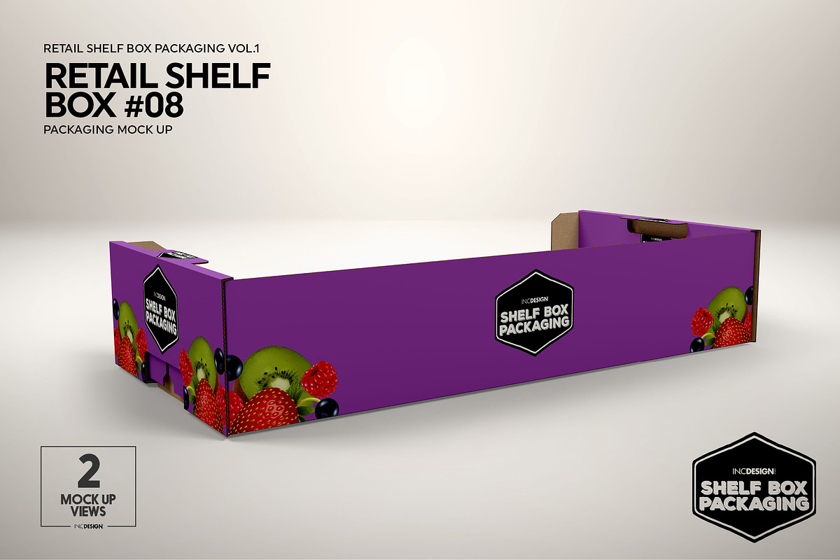Retail Shelf Box 08 Packaging Mockup, a Packaging Mockup by INCDesign (Photo 2 of 5)