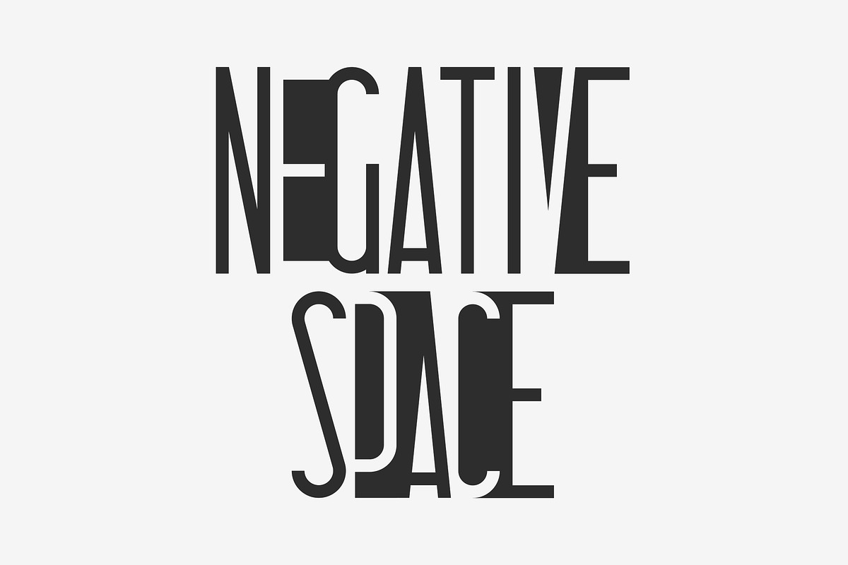 Sombre - Negative Space Font preview 2