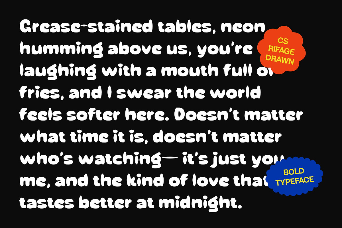 CS Rifage Drawn, a Sans Serif Font by Craft Supply Co. (Photo 5 of 8)