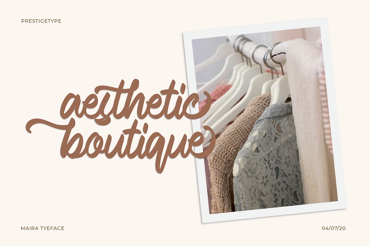Maira Script Font (Updated!), a Script Font by Prestigetype (Photo 2 of 7)